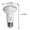 6W R20 LED E26 Medium Base 5000K - Daylight Non-Dimmable Bulb